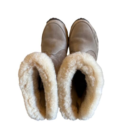 The North Face Neutral Beige Primaloft Insulated Winter Waterproof Boots US 71/2 - Picture 10 of 10